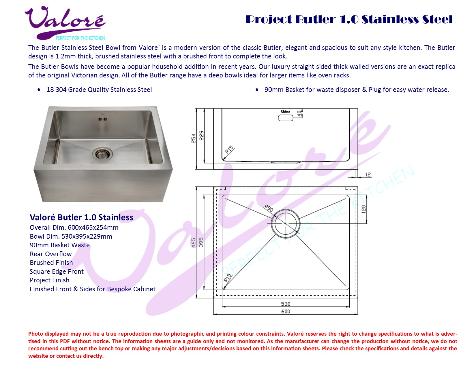Valoré Butler 1.0 Stainless