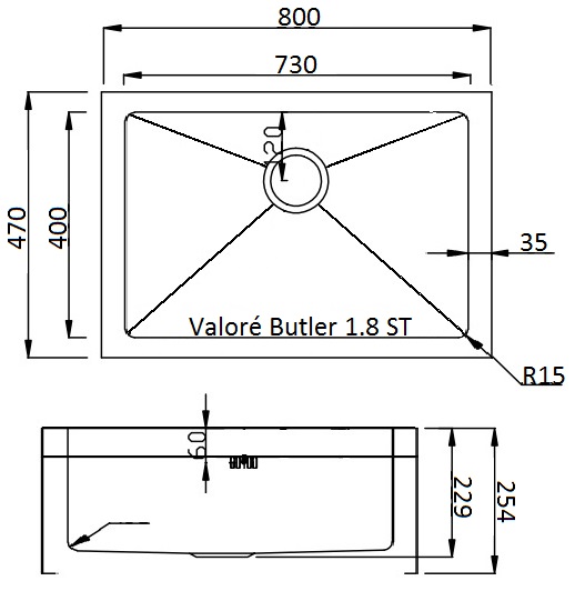 Valoré Butler 1.8 Stainless